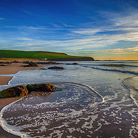 Buy canvas prints of The Incoming Tide at Bantham Beach by Paul F Prestidge