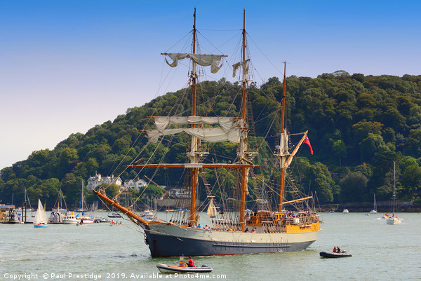 The Kaskelot at Dartmouth                          Picture Board by Paul F Prestidge