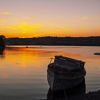 Buy canvas prints of Teign Estuary Sunset by Paul F Prestidge