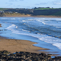 Buy canvas prints of Waves at Bantham by Paul F Prestidge