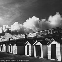 Buy canvas prints of Nostalgic Steam Train on a Coastal Journey by Paul F Prestidge