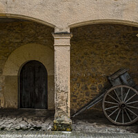 Buy canvas prints of An Old Mallorcan Farm Doorway, Digital Art by Paul F Prestidge