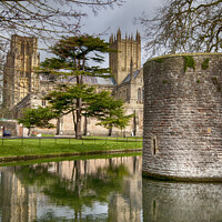Buy canvas prints of Wells Cathedsral Somerset by Paul F Prestidge