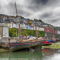 Buy canvas prints of Men at Work, Brixham by Paul F Prestidge