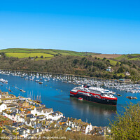 Buy canvas prints of Dartmouth and the River Dart by Paul F Prestidge