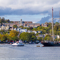 Buy canvas prints of Dartmouth Naval College and a Tall Ship by Paul F Prestidge