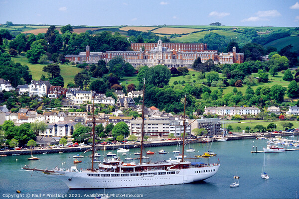 Dartmouth Devon Picture Board by Paul F Prestidge