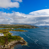 Buy canvas prints of View of Kyle of Lochalsh by Marco Bicci