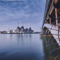 Buy canvas prints of Early morning at Battersea Power Station in London by Alan Barr