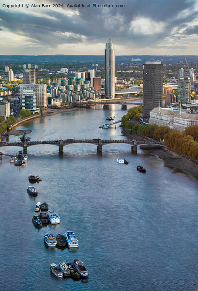 London Skyline Picture Board by Alan Barr