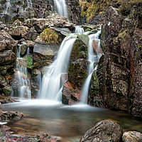 Buy canvas prints of Stickle Ghyll Waterfall in the Lake District by Alan Barr