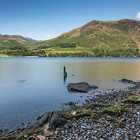 Buy canvas prints of Buttermere Lake, Lake  District, Cumbria by Alan Barr