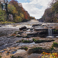 Buy canvas prints of Lower Aysgarth Falls in the Yorkshire Dales  by Alan Barr