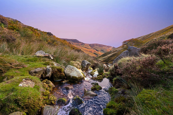 Peak District Evening Picture Board by Alan Barr