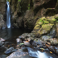Buy canvas prints of Dalegarth Falls Lake District National Park by Alan Barr