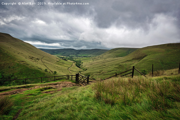 Peak District Pennine Way View  Picture Board by Alan Barr