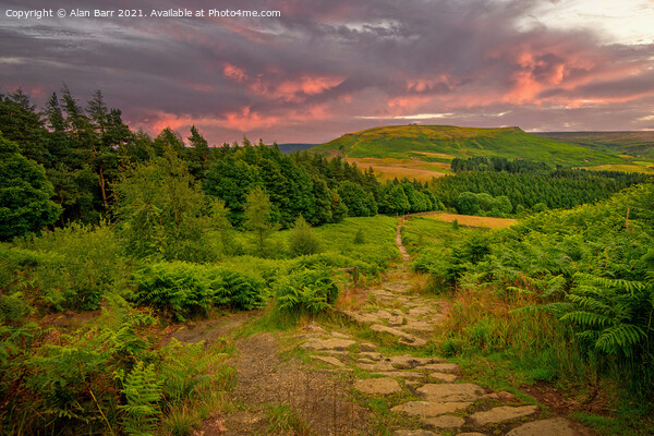 Evening Over the Cleveland Way Trail Picture Board by Alan Barr