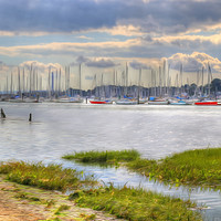 Buy canvas prints of Low Tide on the Hamble by Art G