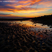 Buy canvas prints of Meon Shore Sunset by Art G