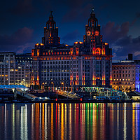 Buy canvas prints of Liver Building Nights by Graham Morris