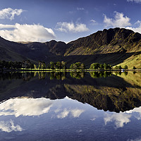Buy canvas prints of Springtime at Buttermere by Dave Massey