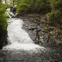 Buy canvas prints of Swallow Falls, North Wales, UK by Michaela Gainey
