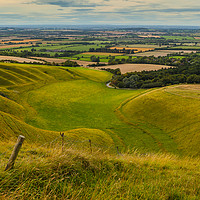 Buy canvas prints of Dragons Hill, Uffington, Oxfordshire, Wiltshire  by Michaela Gainey