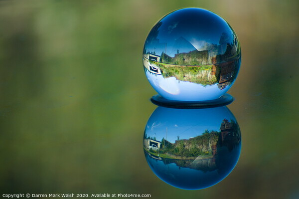 Lensball Reflection Print by Darren Mark Walsh