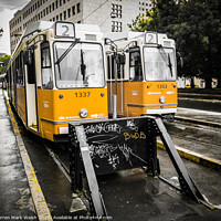 Buy canvas prints of Two Trams  by Darren Mark Walsh
