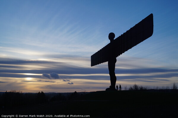 Angel of the North 1 Acrylic by Darren Mark Walsh