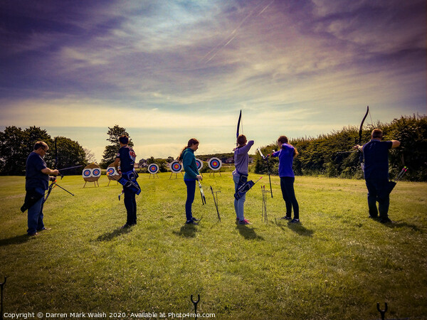 Archers Picture Board by Darren Mark Walsh