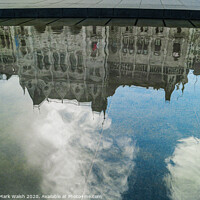 Buy canvas prints of Hungarian Parliament Reflection by Darren Mark Walsh