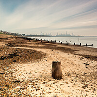 Buy canvas prints of Beach at Dovercourt Bay by Alan Jackson