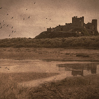 Buy canvas prints of Bamburgh Castle by Jennifer Higgs