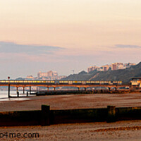 Buy canvas prints of Boscombe Pier at Dawn by Phil Whyte