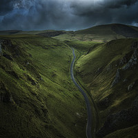 Buy canvas prints of Storm over Winnats Pass by Nick Lukey