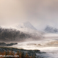 Buy canvas prints of Scottish highlands in winter by Nick Lukey