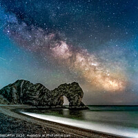 Buy canvas prints of Durdle Door Gateway to the Milkyway by sam COATSWORTH
