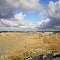 Buy canvas prints of Clouds Over Bodmin Moor by Richard Brookes