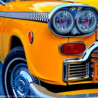 Buy canvas prints of New York Taxi by Darryl Brooks