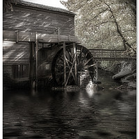 Buy canvas prints of Mill Wheel by Darryl Brooks