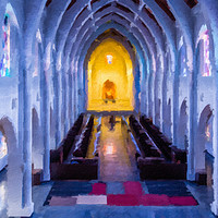 Buy canvas prints of Monastery of the Holy Spirit by Darryl Brooks