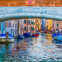 Buy canvas prints of Afternoon Light in Venice Canal by Darryl Brooks