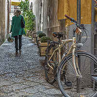 Buy canvas prints of Alley in Sorrento by Darryl Brooks