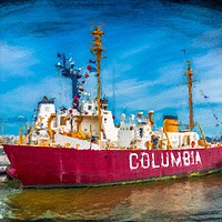 Buy canvas prints of Columbia in Astoria by Darryl Brooks