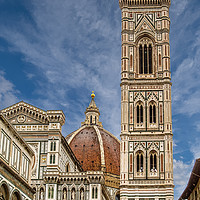 Buy canvas prints of Il Duomo and Bell Tower by Darryl Brooks