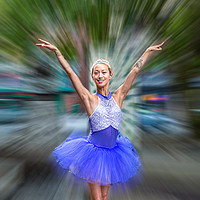 Buy canvas prints of Ballerina in the Park by Darryl Brooks