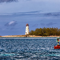 Buy canvas prints of Lighthouse and Channel Marker by Darryl Brooks