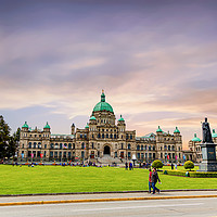 Buy canvas prints of Early Morning In Victoria by Darryl Brooks