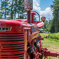 Buy canvas prints of Front of Farmall Tractor by Darryl Brooks